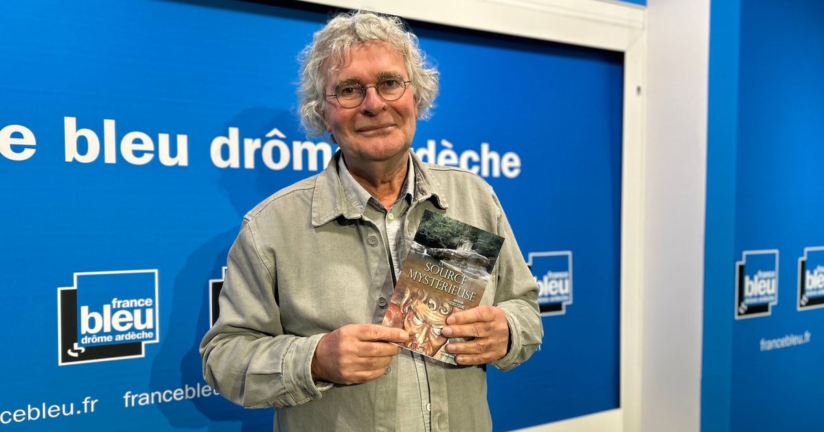 Dominique Dieltiens sur le plateau de France Bleu Drôme Ardèche
